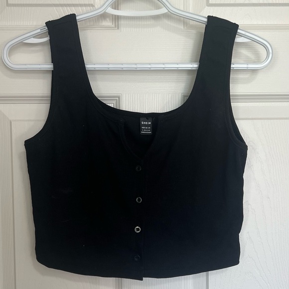 Shein Tank Top, Black, Large - Picture 1 of 2